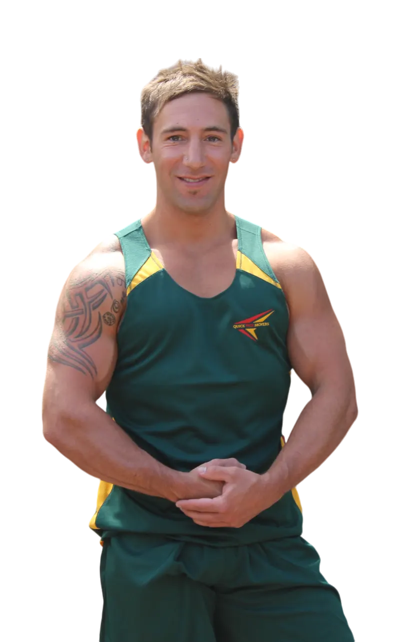 Quick Pick Movers removalist carrying furniture